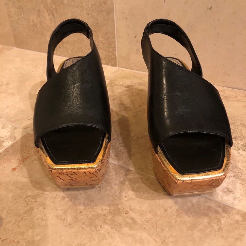 Donald Pliner Cork Platform Sandals